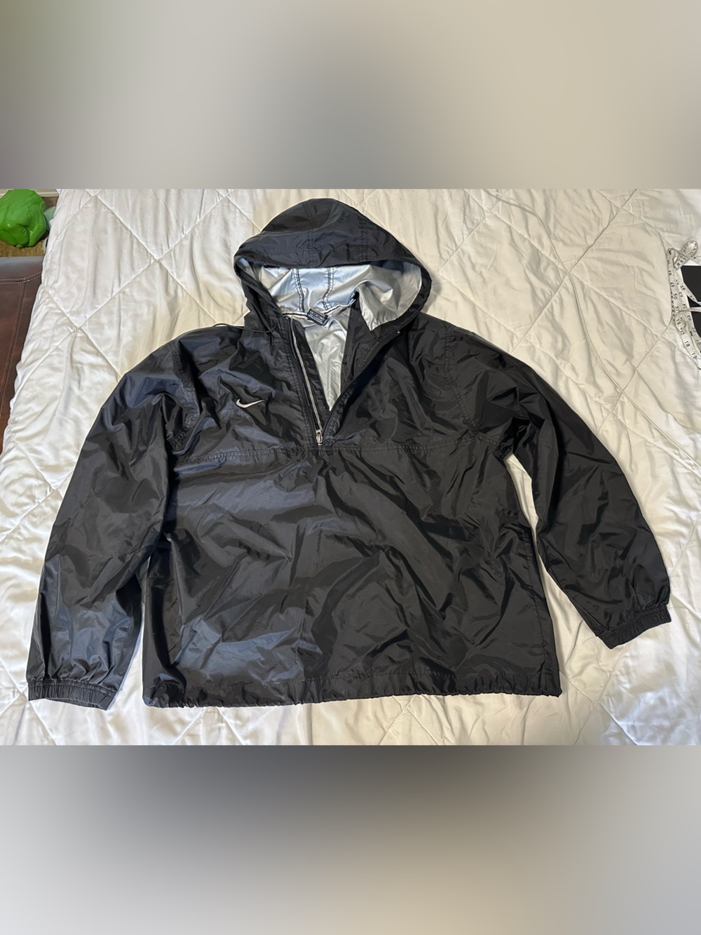 Nike Black Hooded Windbreaker Pullover